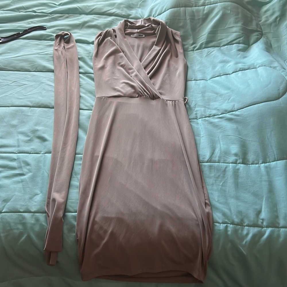 Brown dress from Fashion Nova